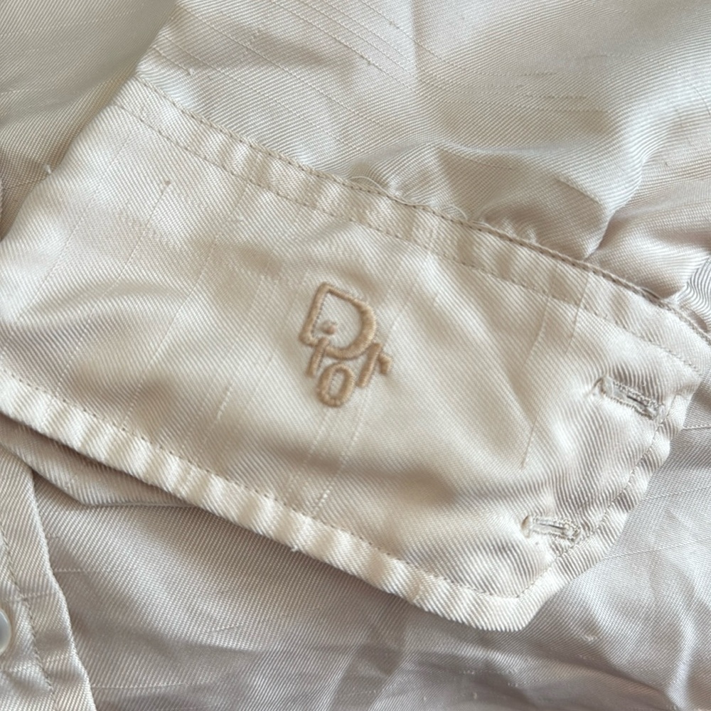 CHRISTIAN DIOR Union Poplin Button Down Shirt RARE